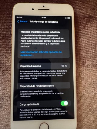 iPhone 8 Plus Oro