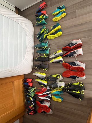 Zapatillas de futbol sala y taco