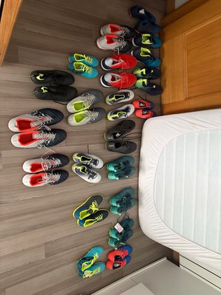 Zapatillas de futbol sala y taco