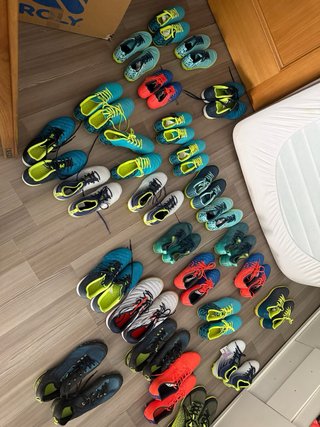 Zapatillas de futbol sala y taco