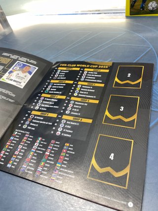 album de cromos sin usar club world cup fifa 25, panini