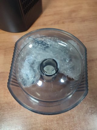 Mini Desumidificador Portátil Preto/Transparente
