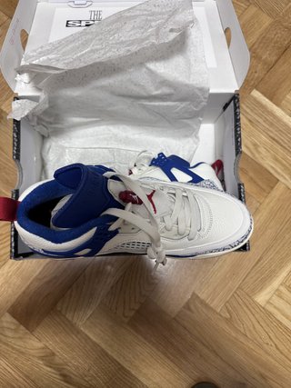 Jordan Spizike Low Storm Blue T.42 Nuevas