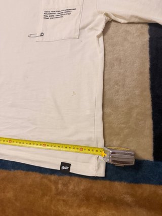 Camiseta Pull&Bear Blanca Talla M