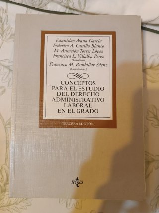 Conceptos para el estudio del derecho administrati