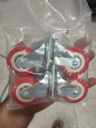 4 Rodas Giratórias com Travão