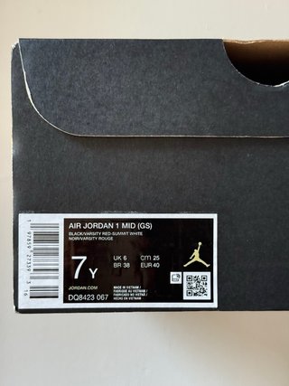 Nike Air Jordan 1 Mid Bred Twist