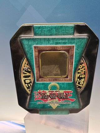 Cartas, caja de cartas metálica, coleccionable, YU-GI-OH! konami, lata coleccionable