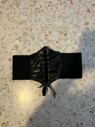 Cinturón Corsé Elástico Negro