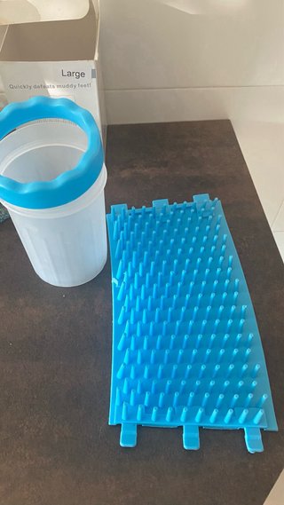 Vaso Limpia Patas Grande silicona