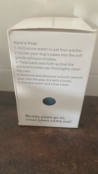 Vaso Limpia Patas Grande silicona