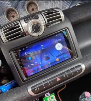 Rádio Smart Fortwo W451 Android 14 + GPS + Carplay