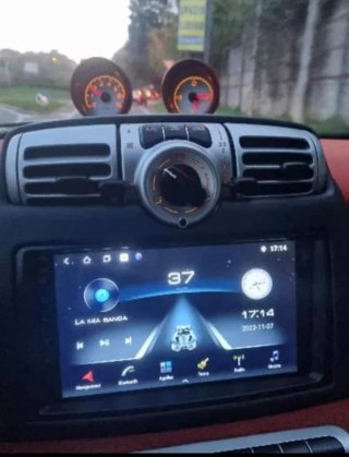 Rádio Smart Fortwo W451 Android 14 + GPS + Carplay