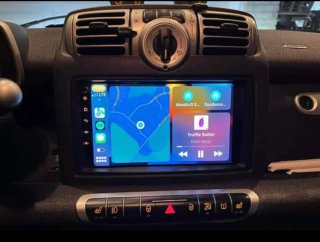 Rádio Smart Fortwo W451 Android 14 + GPS + Carplay
