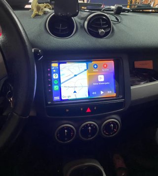 Rádio Smart Fortwo W451 Android 14 + GPS + Carplay