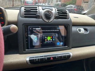 Rádio Smart Fortwo W451 Android 14 + GPS + Carplay