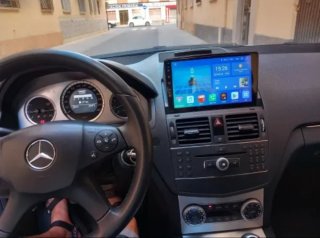 Rádio Mercedes W204 Android 14 + GPS + Carplay