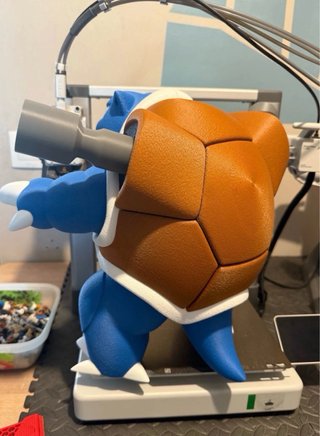 Blastoise Gigante Pokémon 33cm Impreso 3D