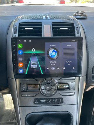 Rádio Toyota Auris Android 14 + GPS + Carplay.