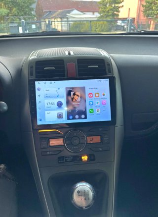 Rádio Toyota Auris Android 14 + GPS + Carplay.