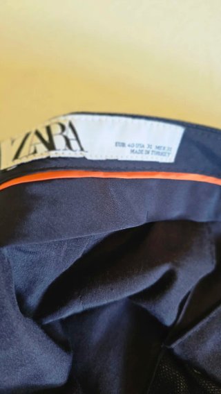 Pantaloni Zara Uomo Slim Fit Blu Tg.44/46