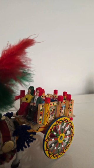 Carretto Siciliano Artigianale con Bambole
