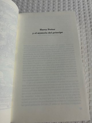 Harry Potter y el misterio del príncipe pvp 50 eur