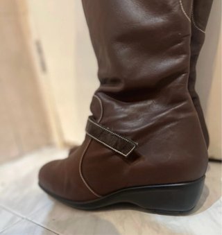 Botas altas marrones cómodas