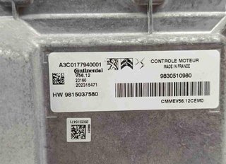Citroen 9815037580 centralita motor uce c3 2438834