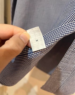 Camisa Ralph Lauren Yarmouth Vichy Azul Talla 36