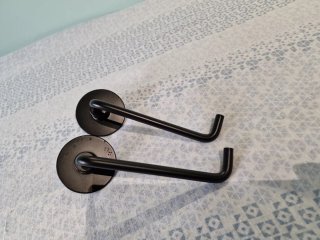 2 porta rotolo carta igienica metallo