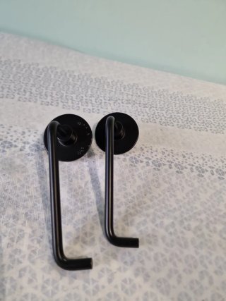 2 porta rotolo carta igienica metallo