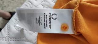 Polo Fred Perry Talla M Naranja