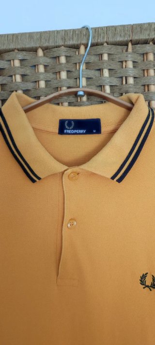 Polo Fred Perry Talla M Naranja