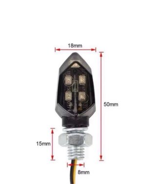 2 Intermitentes led moto Homologados NUEVOS