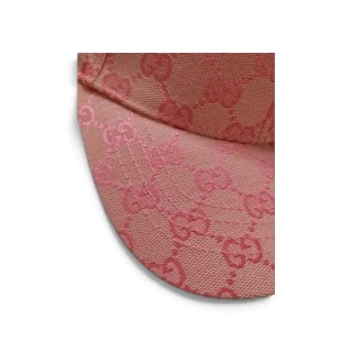 Cappellino da baseball Gucci GG Supreme Rosa