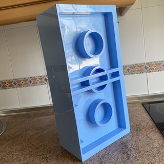 Cajonera LEGO Blu a 8 spigolo