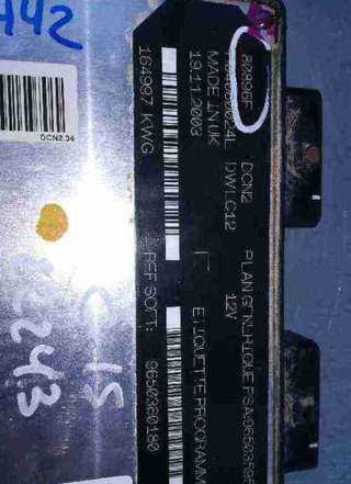 Centralita motor 9650359580 citroen c15 1418442