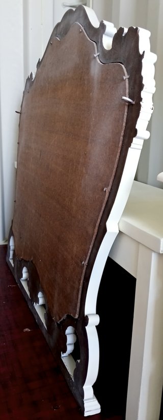 Espejo Antiguo Vintage de 1900 Madera de castaño