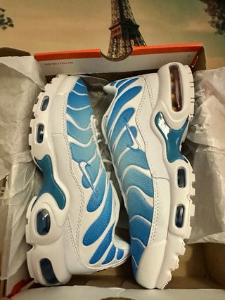 Zapatillas Nike Air Tn Blancas y Azules