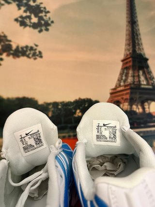 Zapatillas Nike Air Tn Blancas y Azules