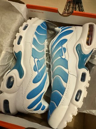 Zapatillas Nike Air Tn Blancas y Azules