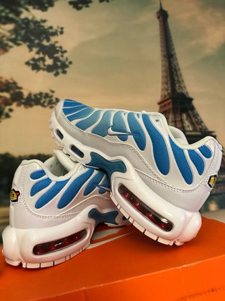 Zapatillas Nike Air Tn Blancas y Azules