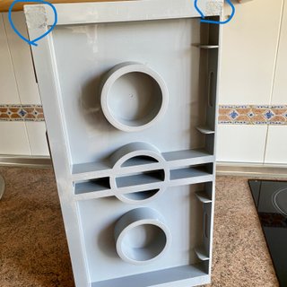 Cajonera LEGO Grigia 8 scanalature
