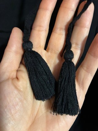 Pantalones negros anchos