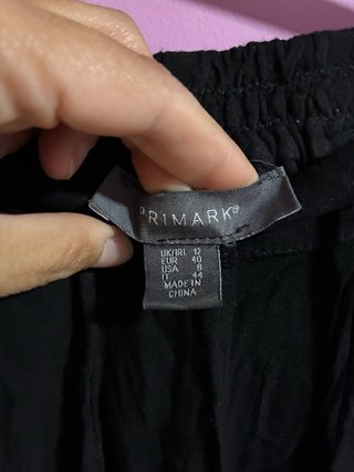 Pantalones negros anchos