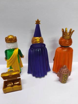 Playmobil Reyes Magos con Cofre y Regalos