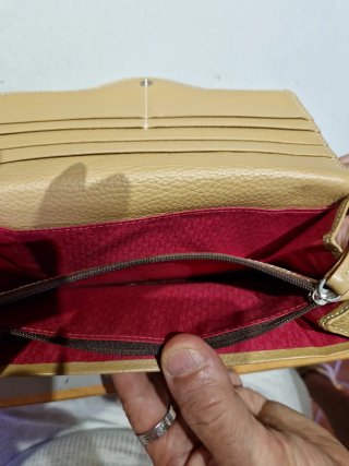 Billetera Tous Piel Beige
