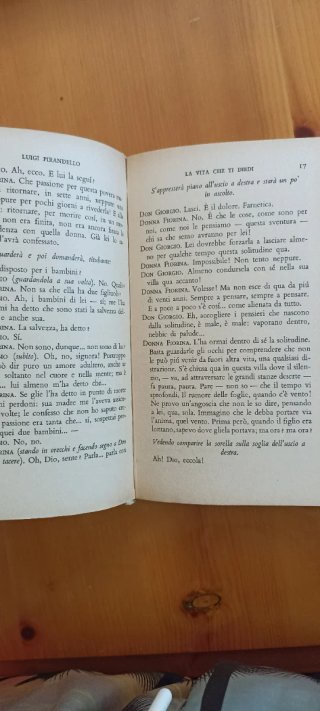 Luigi Pirandello: La vita che ti diedi - Ognuno a