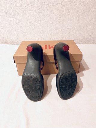 Camper - Sandalias azules de tacón talla 38